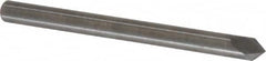 Accupro - 1/8" Diam 2 Flute Single End Solid Carbide Chamfer Mill - Exact Industrial Supply