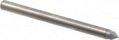 Accupro - 1/8" Diam 2 Flute Single End Solid Carbide Chamfer Mill - Exact Industrial Supply
