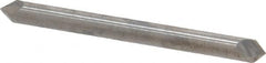Accupro - 1/8" Diam 2 Flute Double End Solid Carbide Chamfer Mill - Exact Industrial Supply