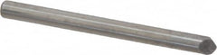 Accupro - 1/8" Diam 2 Flute Single End Solid Carbide Chamfer Mill - Exact Industrial Supply