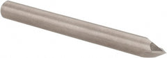 Accupro - 1/4" Diam 2 Flute Single End Solid Carbide Chamfer Mill - Exact Industrial Supply