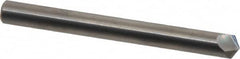 Accupro - 1/4" Diam 2 Flute Single End Solid Carbide Chamfer Mill - Exact Industrial Supply