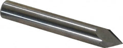 Accupro - 3/8" Diam 2 Flute Single End Solid Carbide Chamfer Mill - Exact Industrial Supply