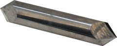 Accupro - 3/4" Diam 2 Flute Double End Solid Carbide Chamfer Mill - Exact Industrial Supply