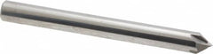 Accupro - 1/4" Diam 4 Flute Single End Solid Carbide Chamfer Mill - Exact Industrial Supply
