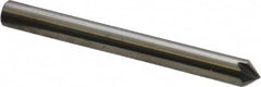 Accupro - 1/4" Diam 4 Flute Single End Solid Carbide Chamfer Mill - Exact Industrial Supply