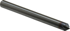 Accupro - 1/4" Diam 4 Flute Single End Solid Carbide Chamfer Mill - Exact Industrial Supply