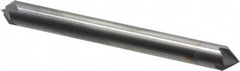 Accupro - 1/4" Diam 4 Flute Double End Solid Carbide Chamfer Mill - Exact Industrial Supply