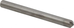 Accupro - 1/4" Diam 4 Flute Single End Solid Carbide Chamfer Mill - Exact Industrial Supply