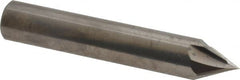 Accupro - 1/2" Diam 4 Flute Single End Solid Carbide Chamfer Mill - Exact Industrial Supply