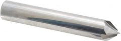 Accupro - 1/2" Diam 4 Flute Single End Solid Carbide Chamfer Mill - Exact Industrial Supply