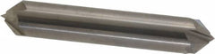 Accupro - 1/2" Diam 4 Flute Double End Solid Carbide Chamfer Mill - Exact Industrial Supply