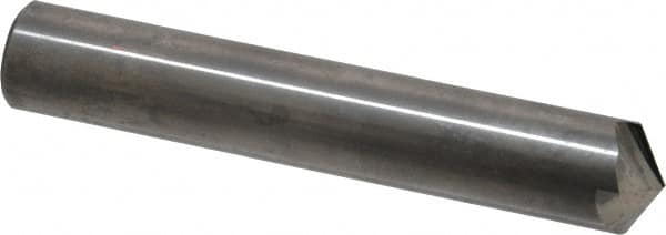 Accupro - 1/2" Diam 4 Flute Single End Solid Carbide Chamfer Mill - Exact Industrial Supply