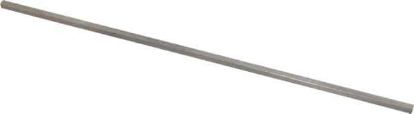 Value Collection - 12" Long x 3/16" High x 3/16" Wide, Plain Key Stock - Stainless Steel - Exact Industrial Supply