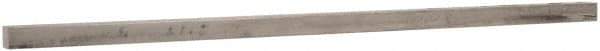 Value Collection - 12" Long x 3/8" High x 3/8" Wide, Plain Key Stock - Stainless Steel - Exact Industrial Supply