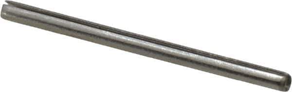 Value Collection - 1/16" Diam x 1" Long Slotted Spring Pin - Grade 18-8 Stainless Steel - Exact Industrial Supply
