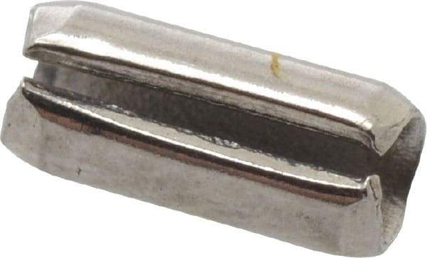 Value Collection - 5/64" Diam x 3/16" Long Slotted Spring Pin - Grade 18-8 Stainless Steel - Exact Industrial Supply