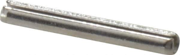 Value Collection - 5/64" Diam x 5/8" Long Slotted Spring Pin - Grade 18-8 Stainless Steel - Exact Industrial Supply