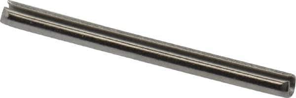 Value Collection - 5/64" Diam x 1" Long Slotted Spring Pin - Grade 18-8 Stainless Steel - Exact Industrial Supply