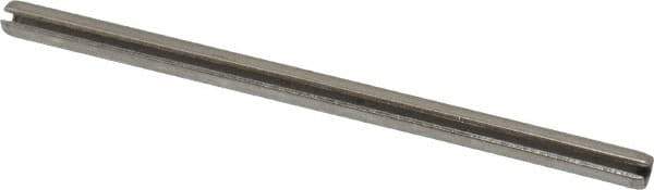 Value Collection - 5/64" Diam x 1-1/2" Long Slotted Spring Pin - Grade 18-8 Stainless Steel - Exact Industrial Supply