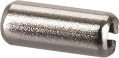 Value Collection - 3/32" Diam x 1/4" Long Slotted Spring Pin - Grade 18-8 Stainless Steel - Exact Industrial Supply