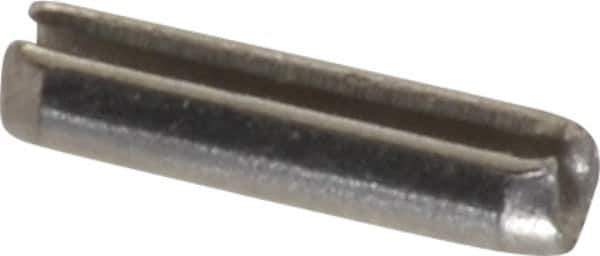 Value Collection - 3/32" Diam x 3/8" Long Slotted Spring Pin - Grade 18-8 Stainless Steel - Exact Industrial Supply