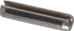 Value Collection - 3/32" Diam x 3/8" Long Slotted Spring Pin - Grade 18-8 Stainless Steel - Exact Industrial Supply