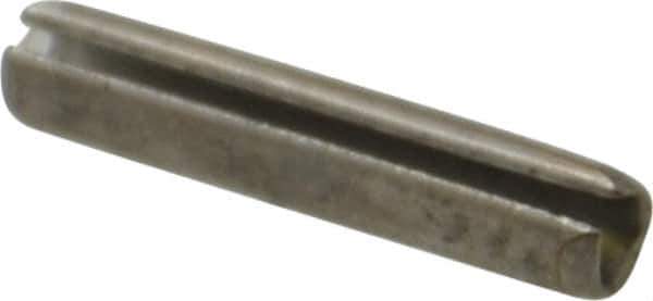 Value Collection - 3/32" Diam x 1/2" Long Slotted Spring Pin - Grade 18-8 Stainless Steel - Exact Industrial Supply