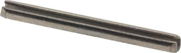 Value Collection - 3/32" Diam x 15/16" Long Slotted Spring Pin - Grade 18-8 Stainless Steel - Exact Industrial Supply