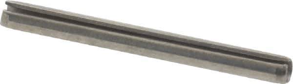 Value Collection - 3/32" Diam x 1" Long Slotted Spring Pin - Grade 18-8 Stainless Steel - Exact Industrial Supply