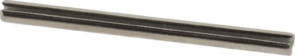Value Collection - 3/32" Diam x 1-1/4" Long Slotted Spring Pin - Grade 18-8 Stainless Steel - Exact Industrial Supply