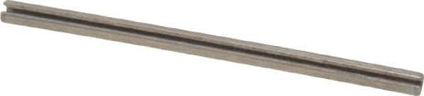 Value Collection - 3/32" Diam x 1-3/4" Long Slotted Spring Pin - Grade 18-8 Stainless Steel - Exact Industrial Supply