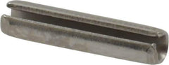 Value Collection - 1/8" Diam x 9/16" Long Slotted Spring Pin - Grade 18-8 Stainless Steel - Exact Industrial Supply