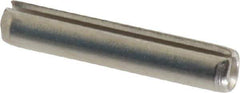 Value Collection - 1/8" Diam x 11/16" Long Slotted Spring Pin - Grade 18-8 Stainless Steel - Exact Industrial Supply
