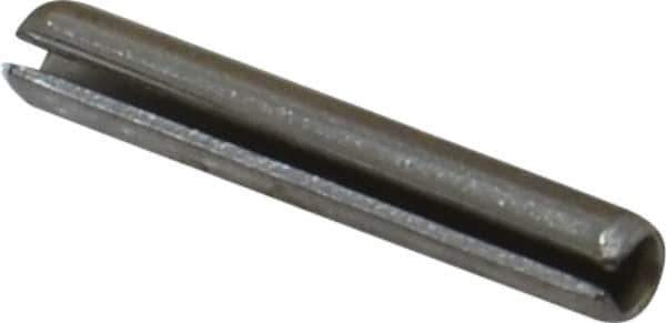 Value Collection - 1/8" Diam x 13/16" Long Slotted Spring Pin - Grade 18-8 Stainless Steel - Exact Industrial Supply