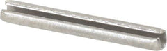 Value Collection - 1/8" Diam x 15/16" Long Slotted Spring Pin - Grade 18-8 Stainless Steel - Exact Industrial Supply