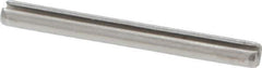 Value Collection - 1/8" Diam x 1-1/4" Long Slotted Spring Pin - Grade 18-8 Stainless Steel - Exact Industrial Supply