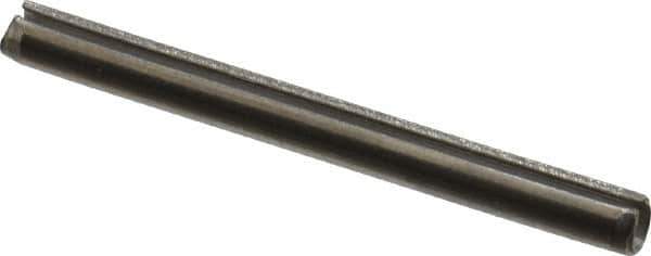 Value Collection - 1/8" Diam x 1-3/8" Long Slotted Spring Pin - Grade 18-8 Stainless Steel - Exact Industrial Supply