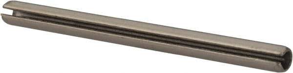 Value Collection - 1/8" Diam x 1-5/8" Long Slotted Spring Pin - Grade 18-8 Stainless Steel - Exact Industrial Supply