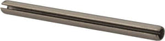 Value Collection - 1/8" Diam x 1-5/8" Long Slotted Spring Pin - Grade 18-8 Stainless Steel - Exact Industrial Supply