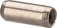 Value Collection - 3/16" Diam x 1/2" Long Slotted Spring Pin - Grade 18-8 Stainless Steel - Exact Industrial Supply