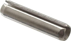 Value Collection - 3/16" Diam x 13/16" Long Slotted Spring Pin - Grade 18-8 Stainless Steel - Exact Industrial Supply