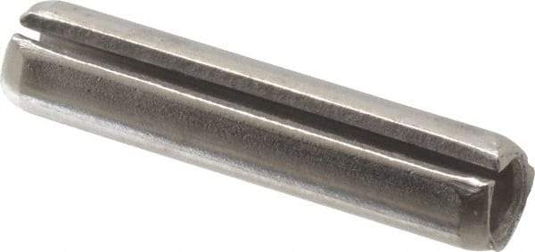 Value Collection - 3/16" Diam x 7/8" Long Slotted Spring Pin - Grade 18-8 Stainless Steel - Exact Industrial Supply