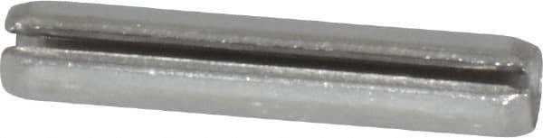 Value Collection - 3/16" Diam x 1" Long Slotted Spring Pin - Grade 18-8 Stainless Steel - Exact Industrial Supply