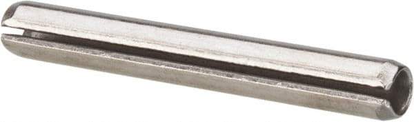 Value Collection - 3/16" Diam x 1-1/2" Long Slotted Spring Pin - Grade 18-8 Stainless Steel - Exact Industrial Supply