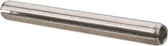 Value Collection - 3/16" Diam x 1-3/4" Long Slotted Spring Pin - Grade 18-8 Stainless Steel - Exact Industrial Supply