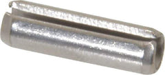 Value Collection - 7/32" Diam x 3/4" Long Slotted Spring Pin - Grade 18-8 Stainless Steel - Exact Industrial Supply
