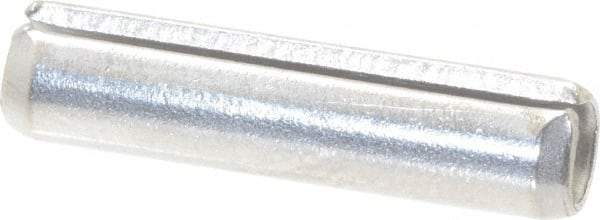 Value Collection - 7/32" Diam x 7/8" Long Slotted Spring Pin - Grade 18-8 Stainless Steel - Exact Industrial Supply