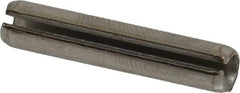 Value Collection - 7/32" Diam x 1-1/8" Long Slotted Spring Pin - Grade 18-8 Stainless Steel - Exact Industrial Supply