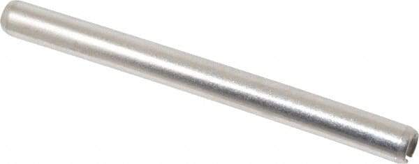 Value Collection - 1/4" Diam x 3" Long Slotted Spring Pin - Grade 18-8 Stainless Steel - Exact Industrial Supply